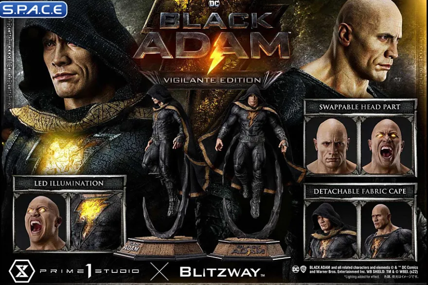 1/3 Scale Black Adam Museum Masterline Statue
