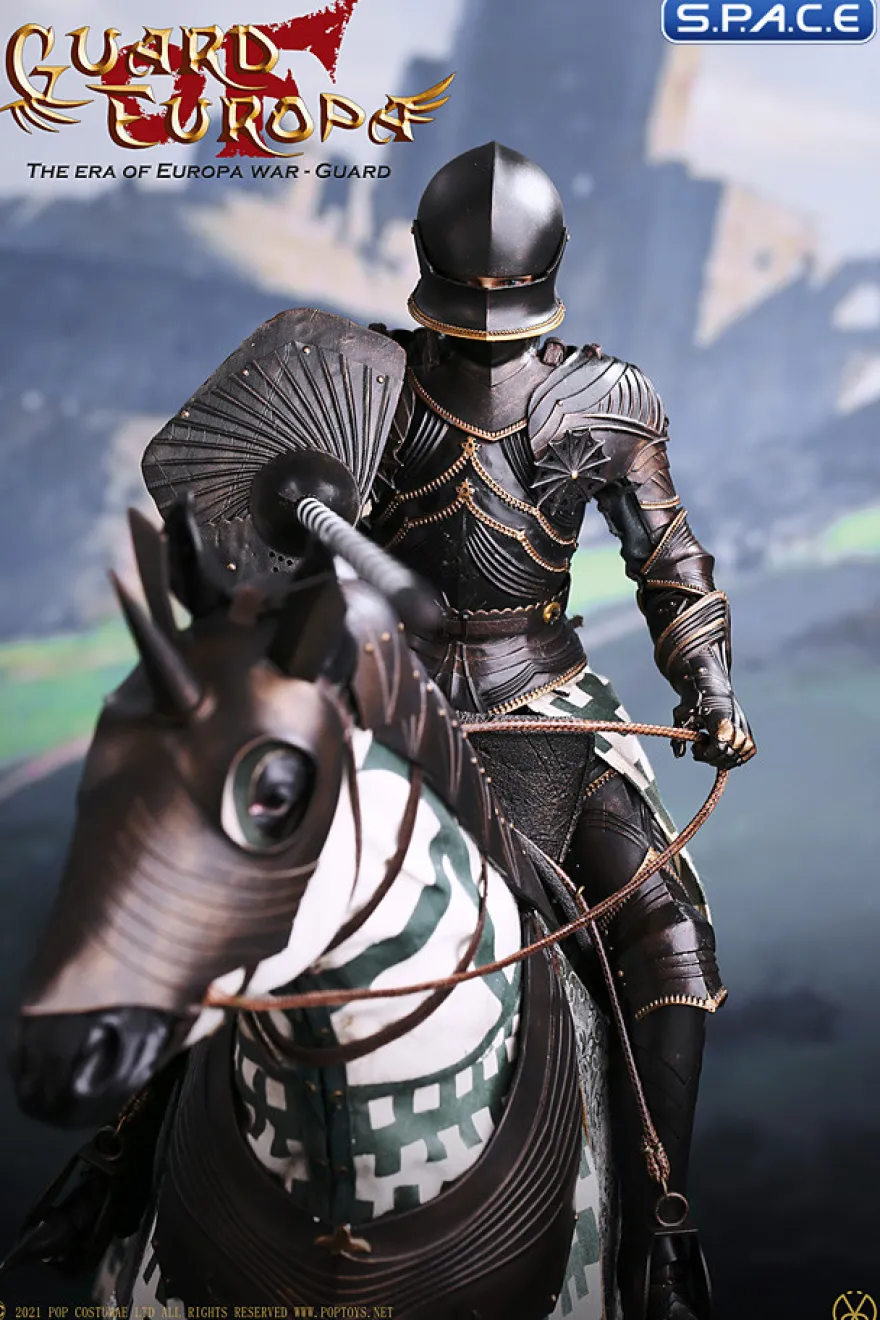 1/6 Scale Black Armored Guard