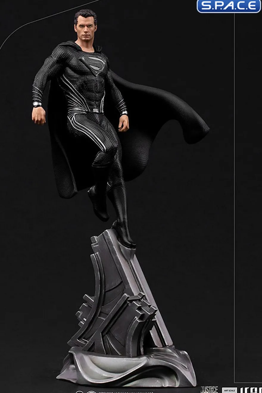1/10 Scale Black Suit Superman Art Scale Statue