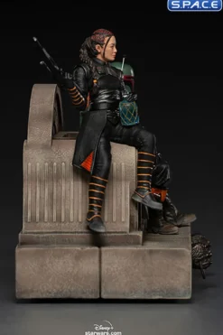1/10 Scale Boba Fett & Fennec Shand on Throne Deluxe Art Scale Statue