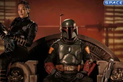 1/10 Scale Boba Fett & Fennec Shand on Throne Deluxe Art Scale Statue