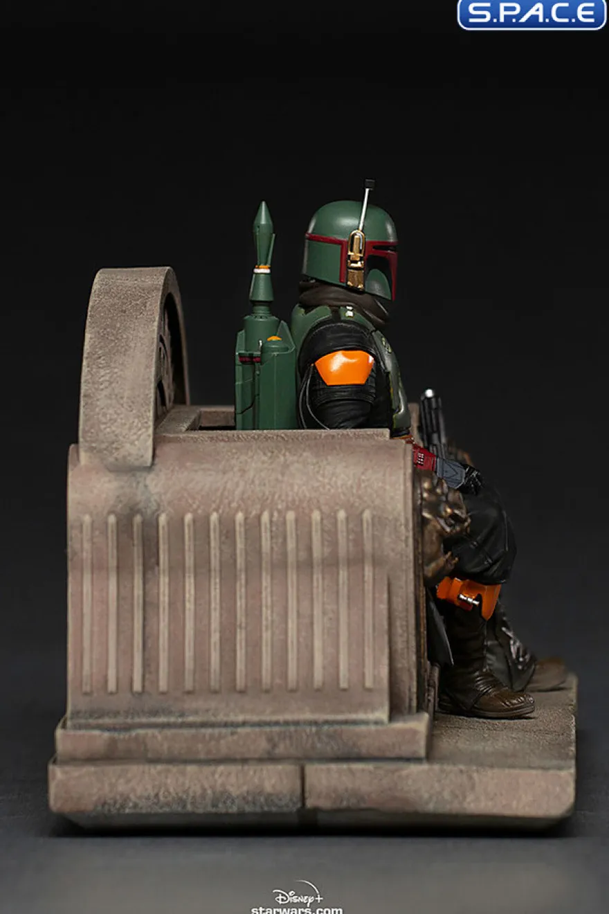 1/10 Scale Boba Fett on Throne Deluxe Art Scale Statue