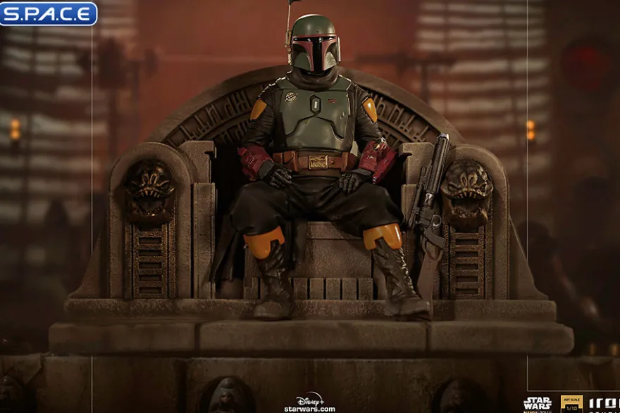 1/10 Scale Boba Fett on Throne Deluxe Art Scale Statue