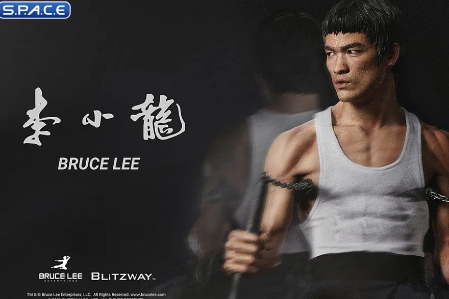 1/4 Scale Bruce Lee Superb Hybrid Tribute Statue Version 4