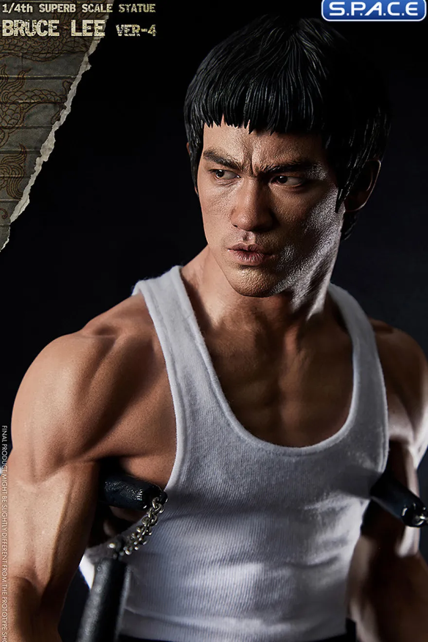 1/4 Scale Bruce Lee Superb Hybrid Tribute Statue Version 4