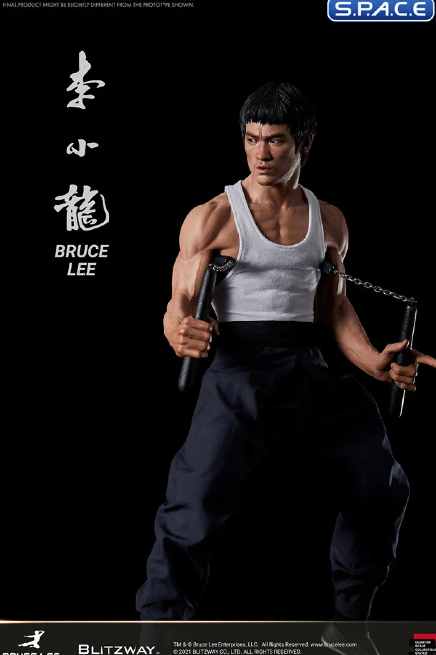 1/4 Scale Bruce Lee Superb Hybrid Tribute Statue Version 4