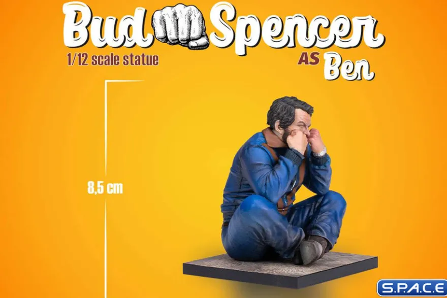 1/12 Scale Bud Spencer as Ben PVC Statue