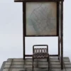 1/12 Scale Bus Stop Diorama Base