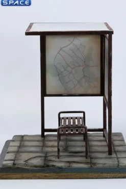 1/12 Scale Bus Stop Diorama Base