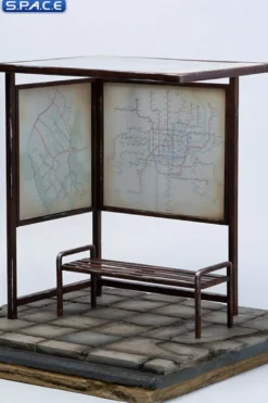 1/12 Scale Bus Stop Diorama Base