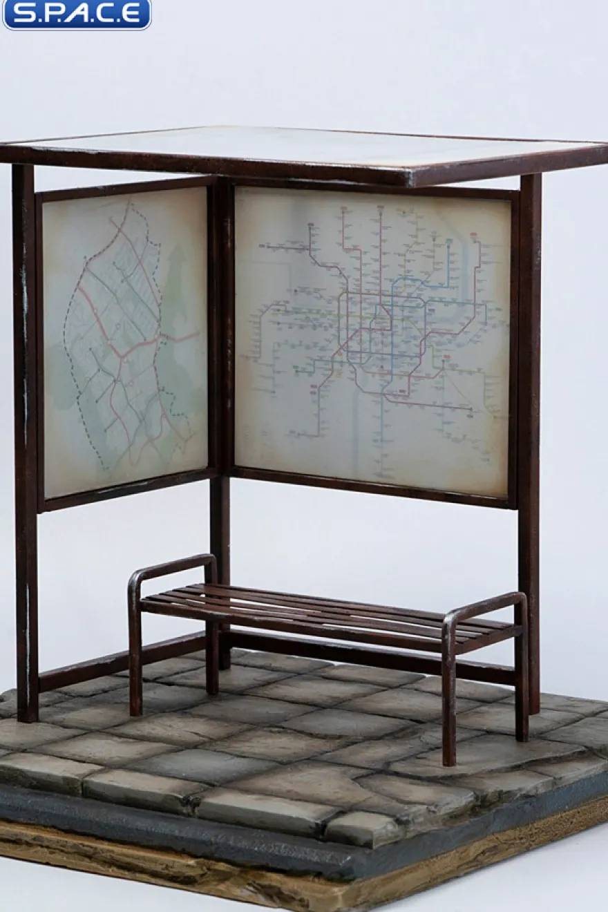 1/12 Scale Bus Stop Diorama Base
