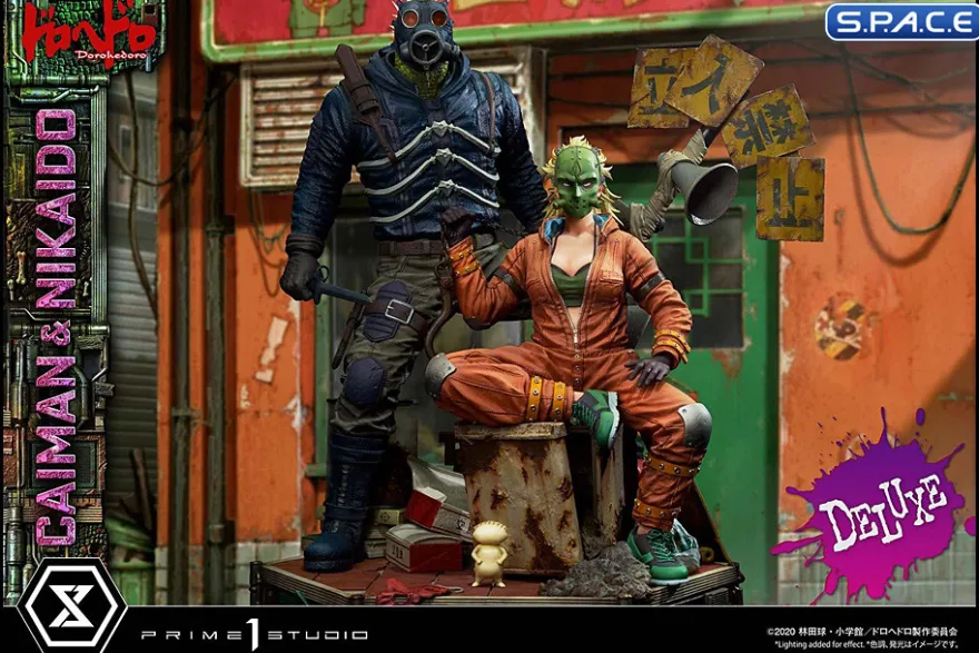 1/4 Scale Caiman & Nikaido Deluxe Version Ultimate Premium Masterline Statue
