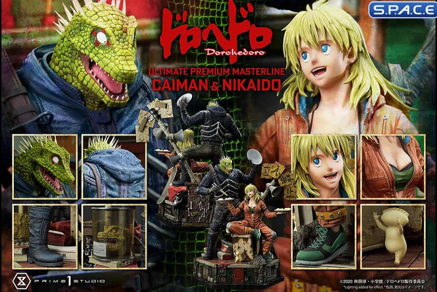 1/4 Scale Caiman & Nikaido Ultimate Premium Masterline Statue