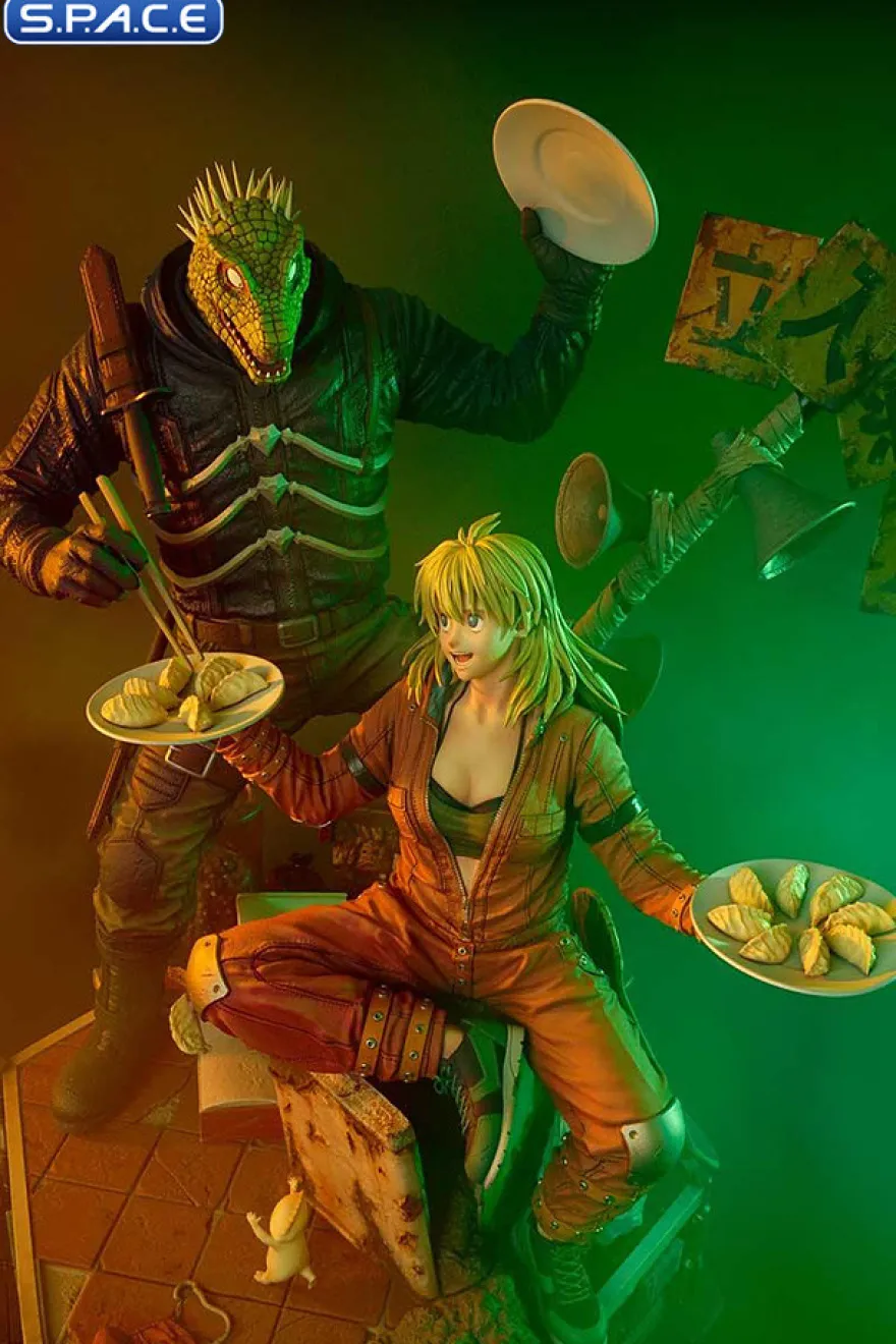 1/4 Scale Caiman & Nikaido Ultimate Premium Masterline Statue