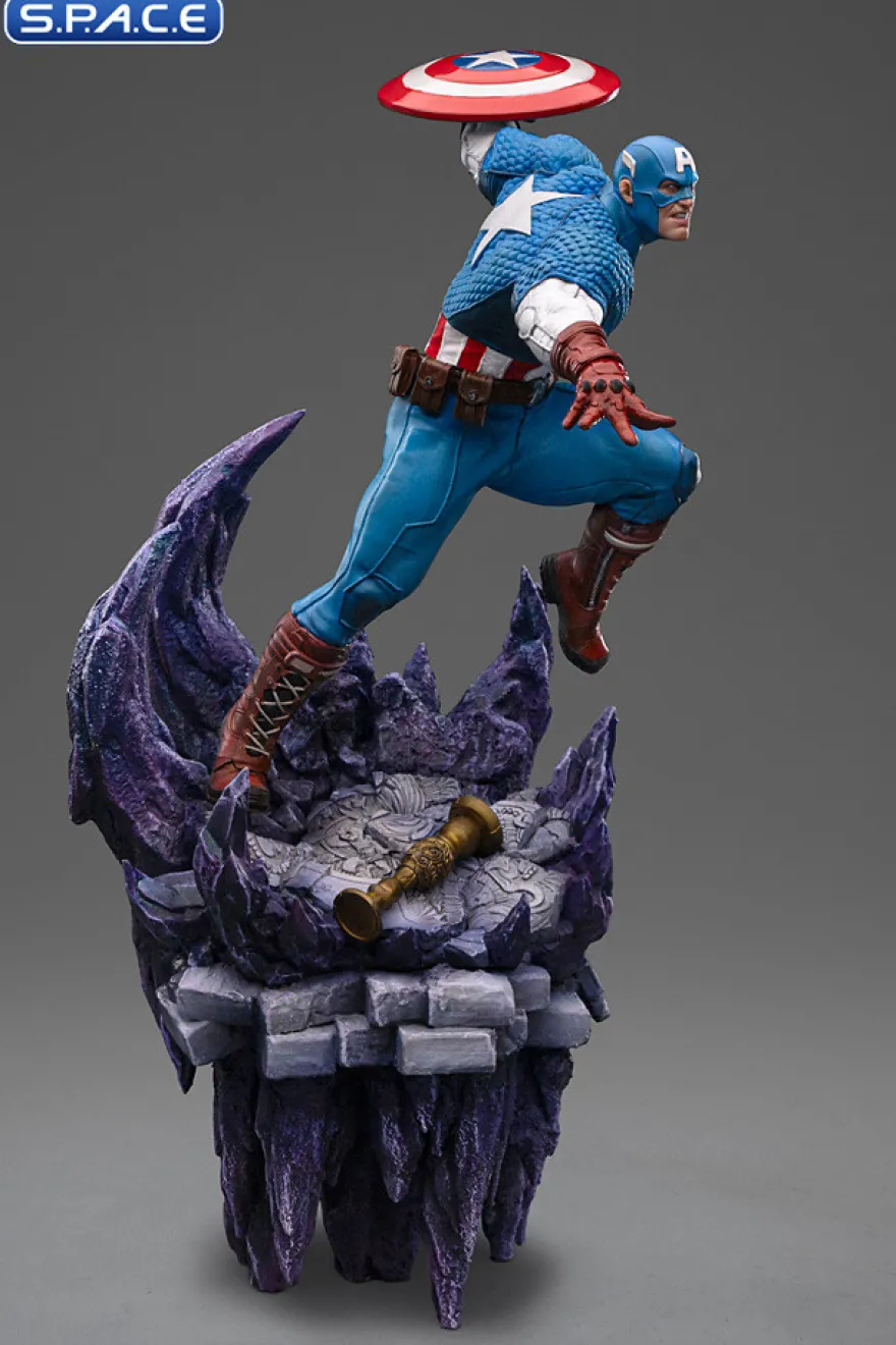 1/10 Scale Captain America Deluxe Art Scale Statue