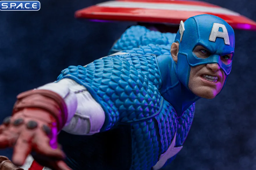 1/10 Scale Captain America Deluxe Art Scale Statue