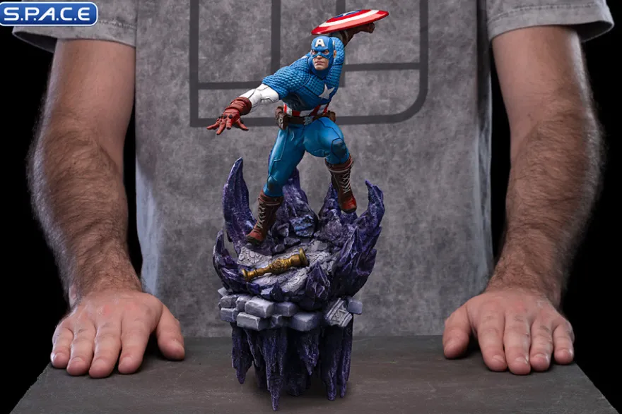 1/10 Scale Captain America Deluxe Art Scale Statue
