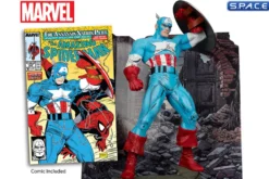 1/6 Scale Captain America from The Amazing Spider-Man 323 PVC Statue