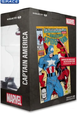 1/6 Scale Captain America from The Amazing Spider-Man 323 PVC Statue