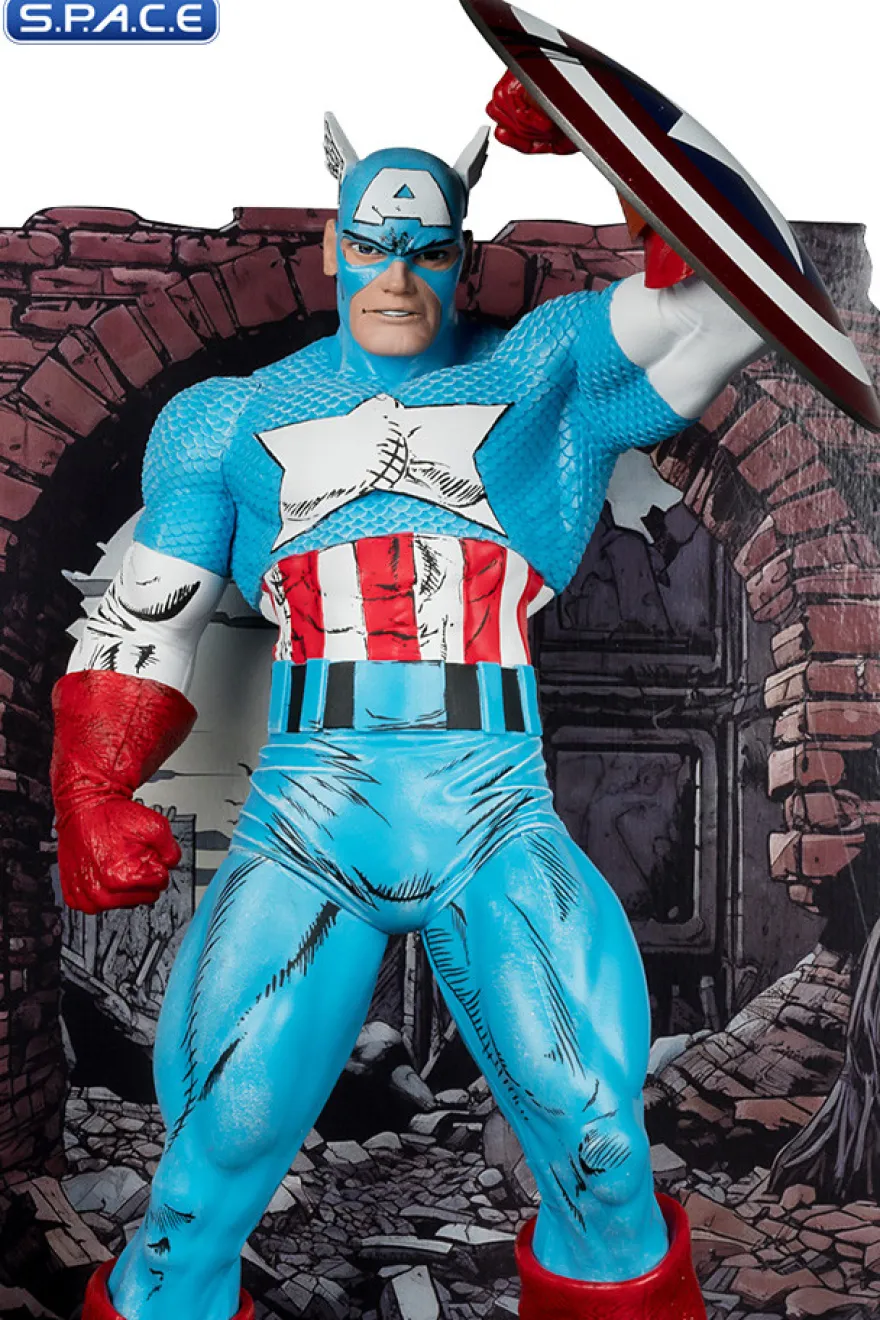 1/6 Scale Captain America from The Amazing Spider-Man 323 PVC Statue