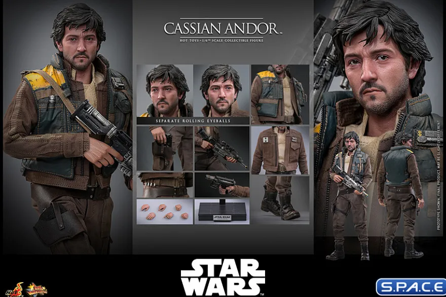 1/6 Scale Cassian Andor Movie Masterpiece MMS802