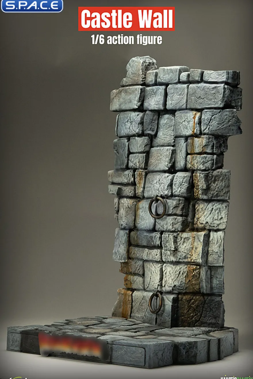 1/6 Scale Castle Wall Diorama