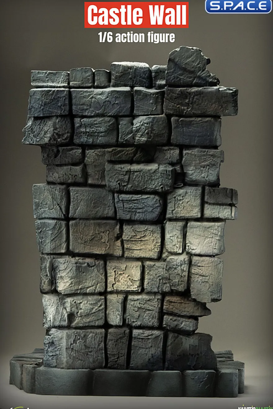 1/6 Scale Castle Wall Diorama