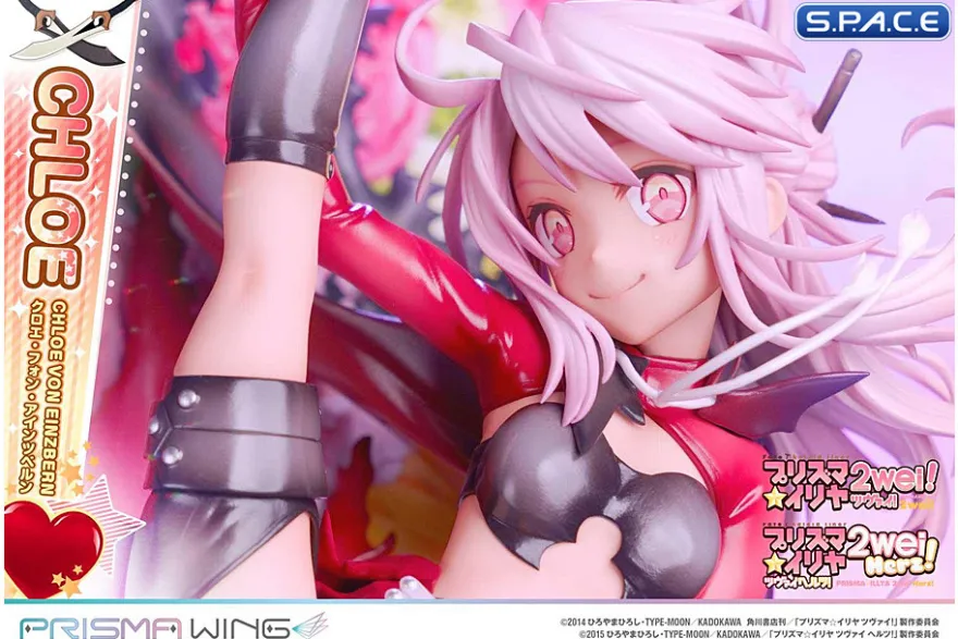1/7 Scale Chloe von Einzbern Prisma Wing PVC Statue