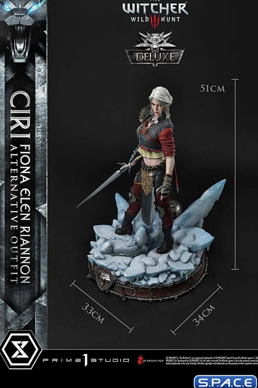 1/4 Scale Ciri Fiona Elen Riannon Alternative Outfit Deluxe Premium Masterline Statue - Bonus Version
