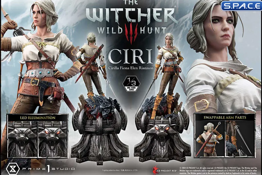 1/3 Scale Ciri Fiona Elen Riannon Museum Masterline Statue