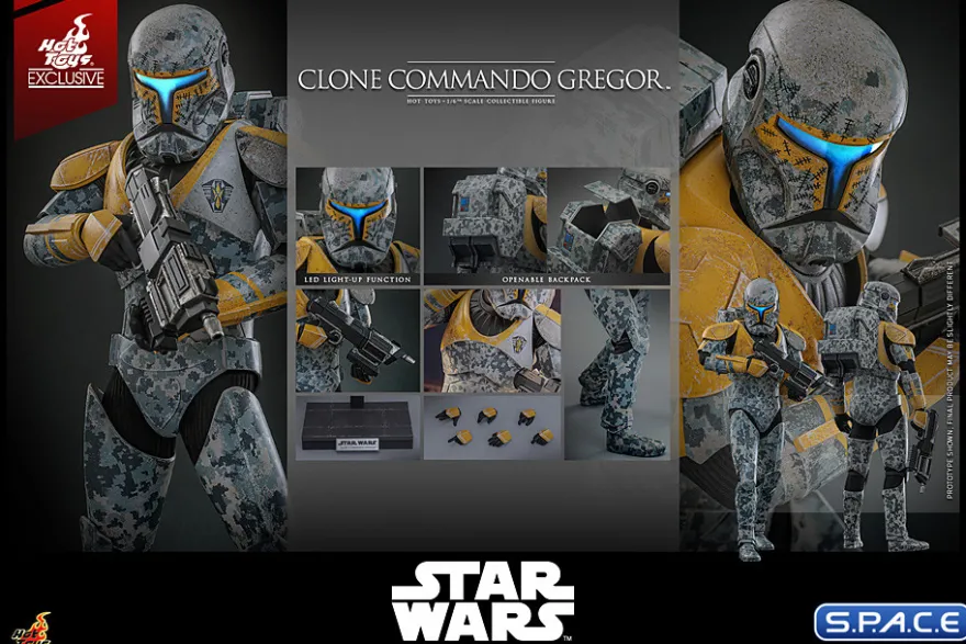 1/6 Scale Clone Commander Gregor TV Masterpiece TMS155
