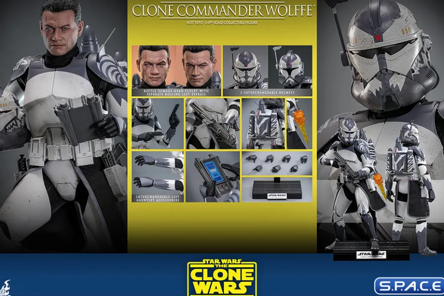 1/6 Scale Clone Commander Wolffe TV Masterpiece TMS141 (Star Wars - The Clone Wars)