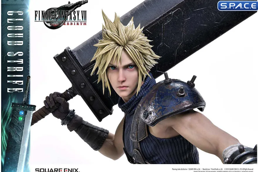 1/4 Scale Cloud Strife Square Enix Masterline Statue