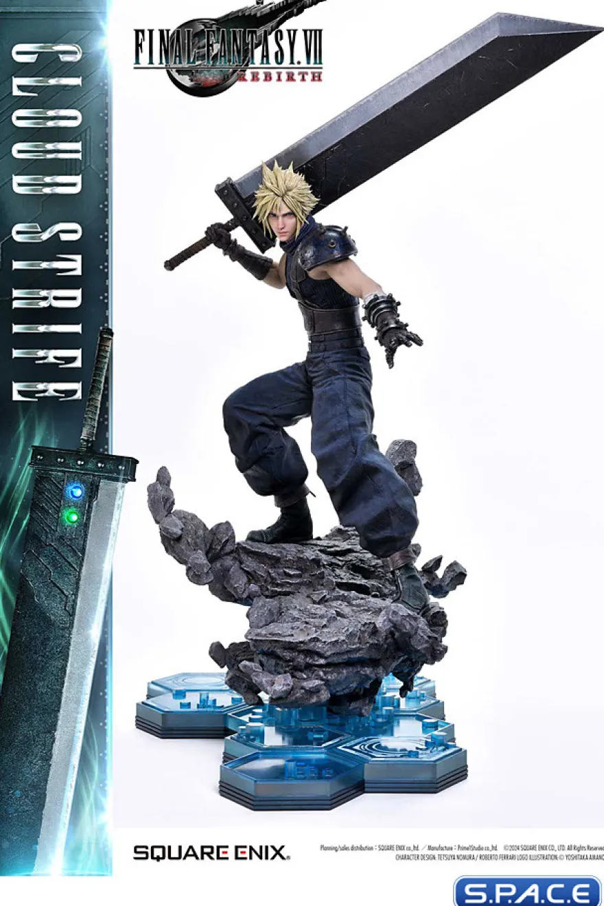 1/4 Scale Cloud Strife Square Enix Masterline Statue