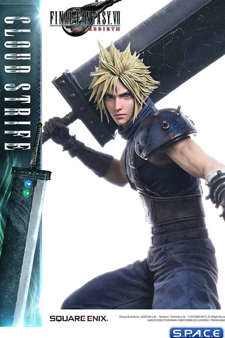 1/4 Scale Cloud Strife Square Enix Masterline Statue