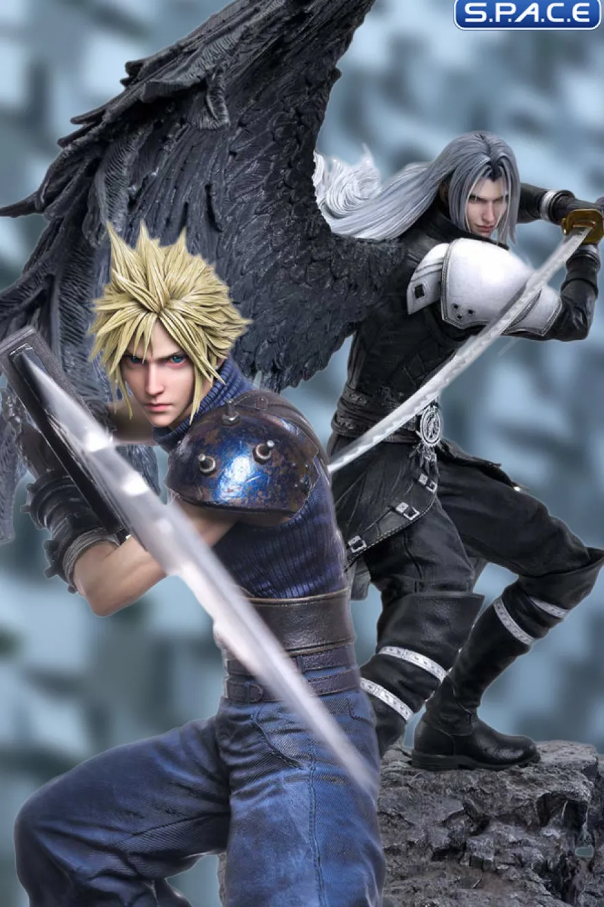 1/4 Scale Cloud vs. Sephiroth Square Enix Masterline Statue Set