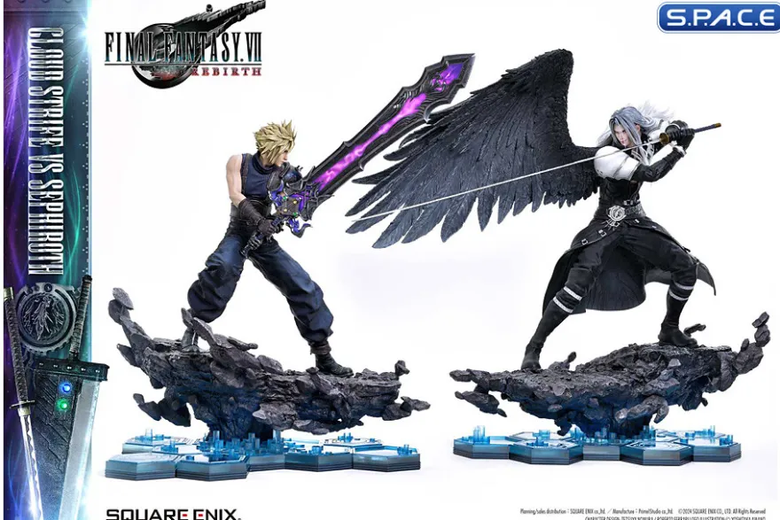 1/4 Scale Cloud vs. Sephiroth Square Enix Masterline Statue Set