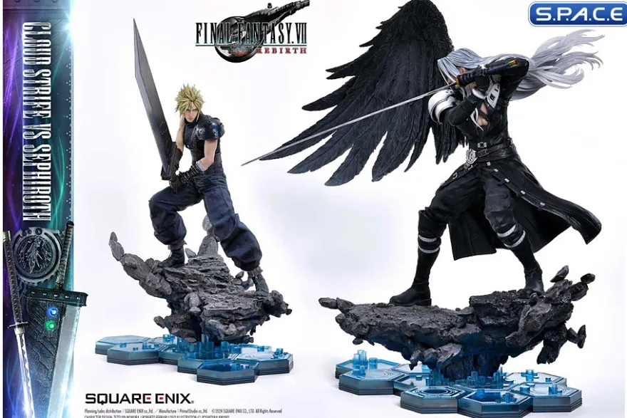 1/4 Scale Cloud vs. Sephiroth Square Enix Masterline Statue Set
