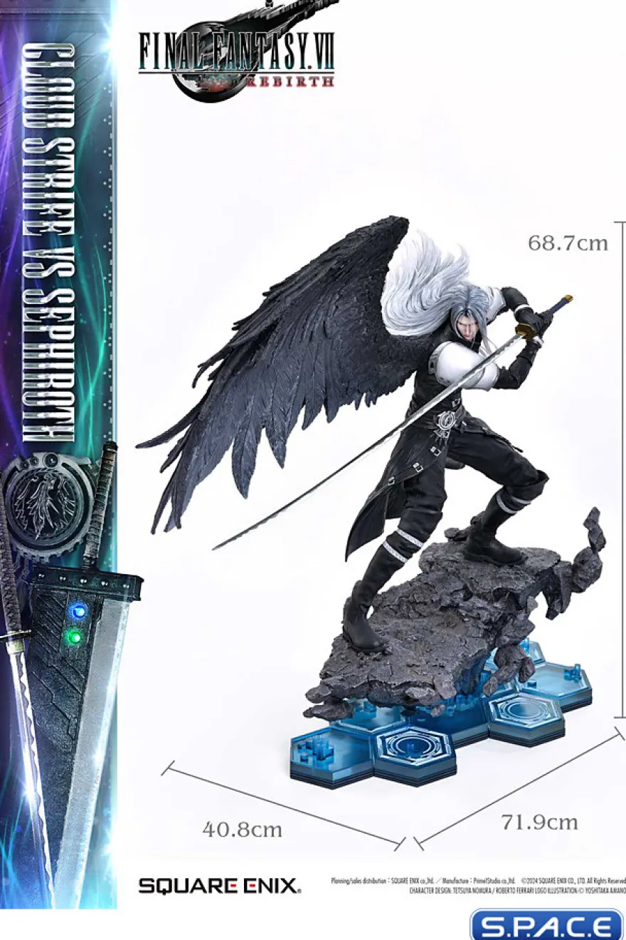 1/4 Scale Cloud vs. Sephiroth Square Enix Masterline Statue Set