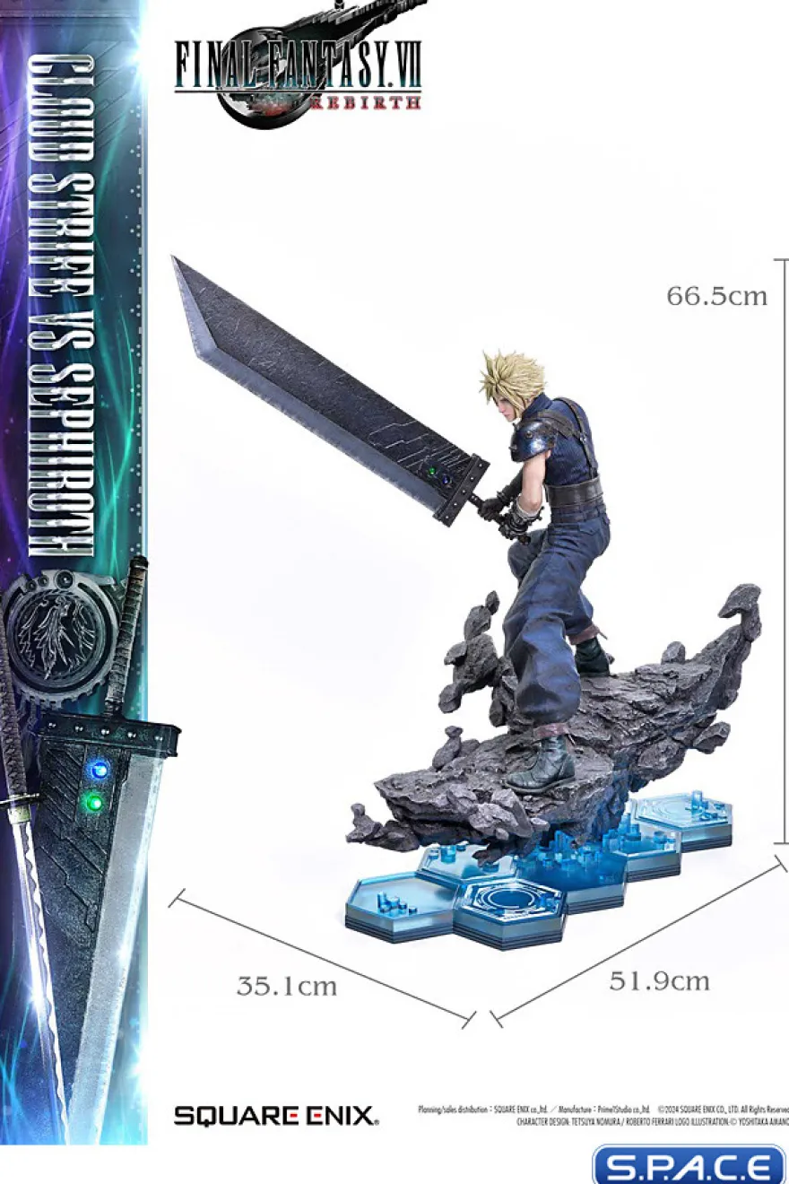 1/4 Scale Cloud vs. Sephiroth Square Enix Masterline Statue Set
