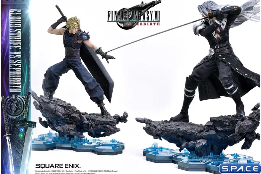 1/4 Scale Cloud vs. Sephiroth Square Enix Masterline Statue Set