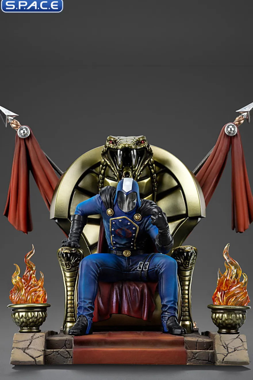 1/10 Scale Cobra Commander Deluxe Art Scale Statue