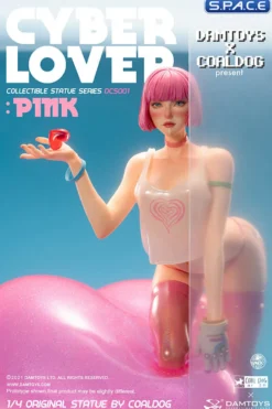 1/4 Scale Cyber Lover: Pink Statue