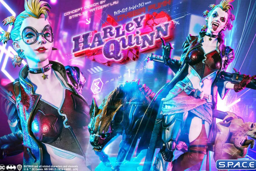 1/4 Scale Cyberpunk Harley Quinn Ultimate Premium Masterline Statue
