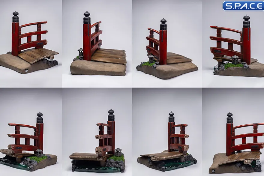 1/6 Scale damaged Bridge Diorama Base Version A