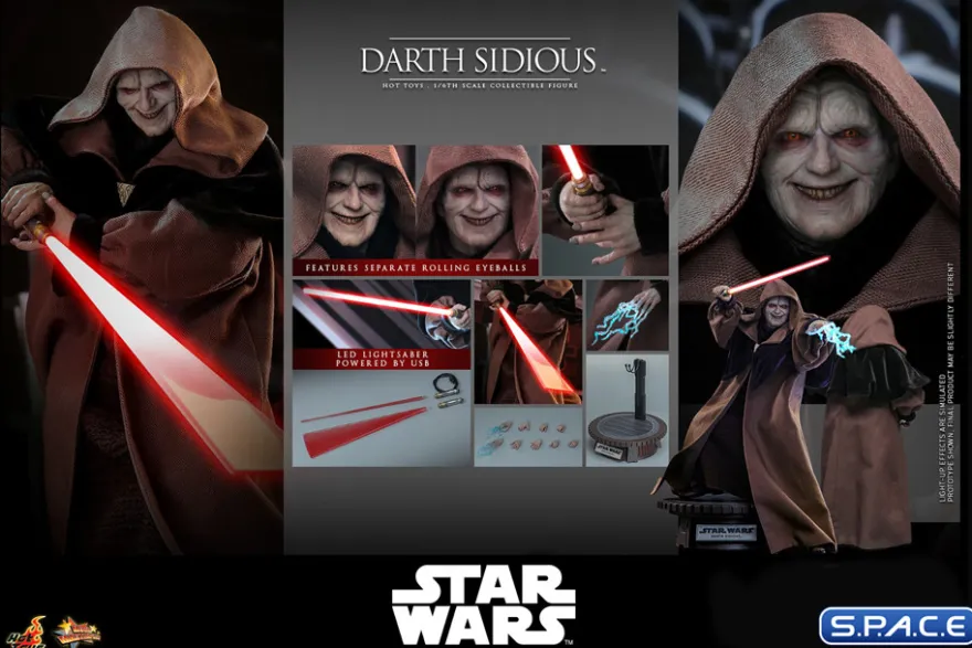 1/6 Scale Darth Sidious Movie Masterpiece MMS745