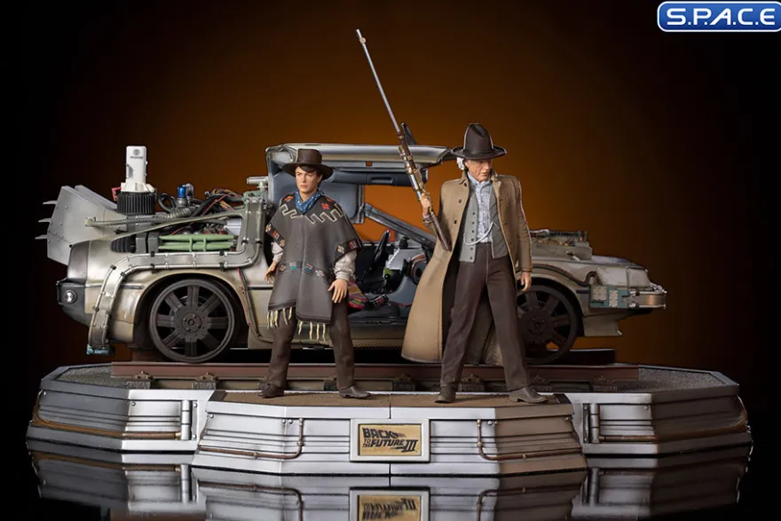 1/10 Scale DeLorean Full Set Deluxe Art Scale Statue