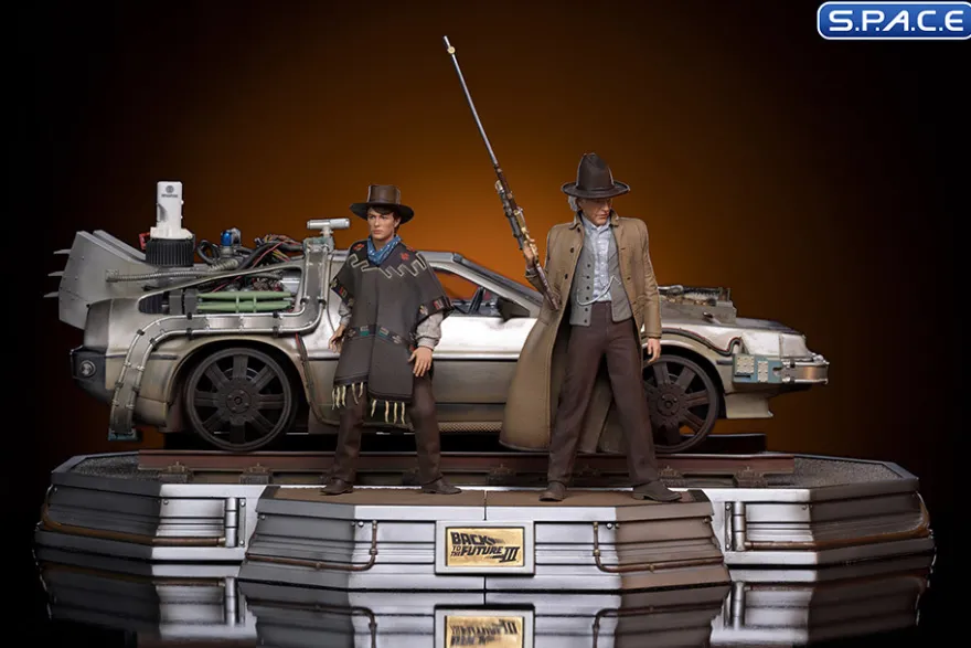 1/10 Scale DeLorean Full Set Deluxe Art Scale Statue