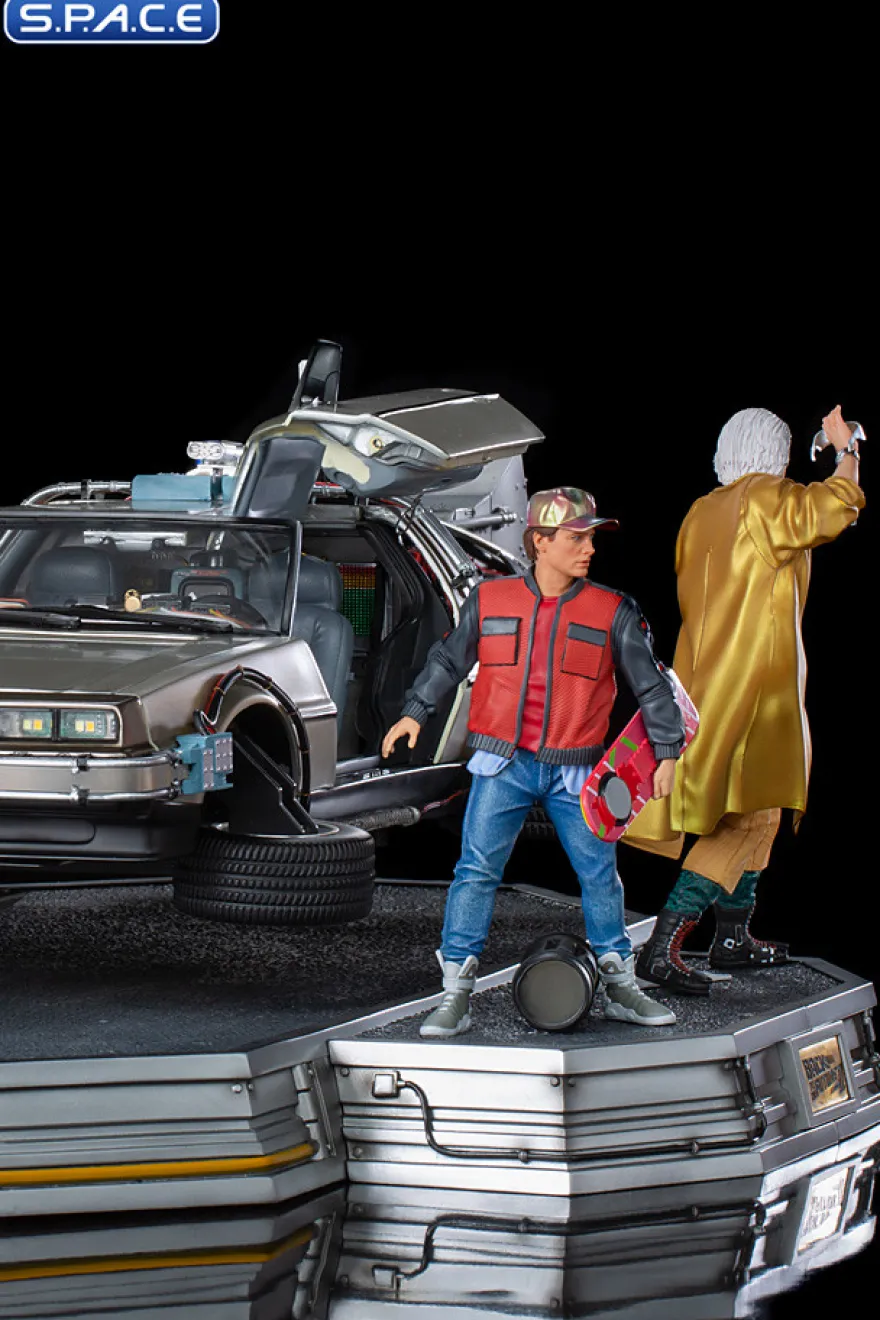 1/10 Scale DeLorean Full Set Deluxe Art Scale Statue