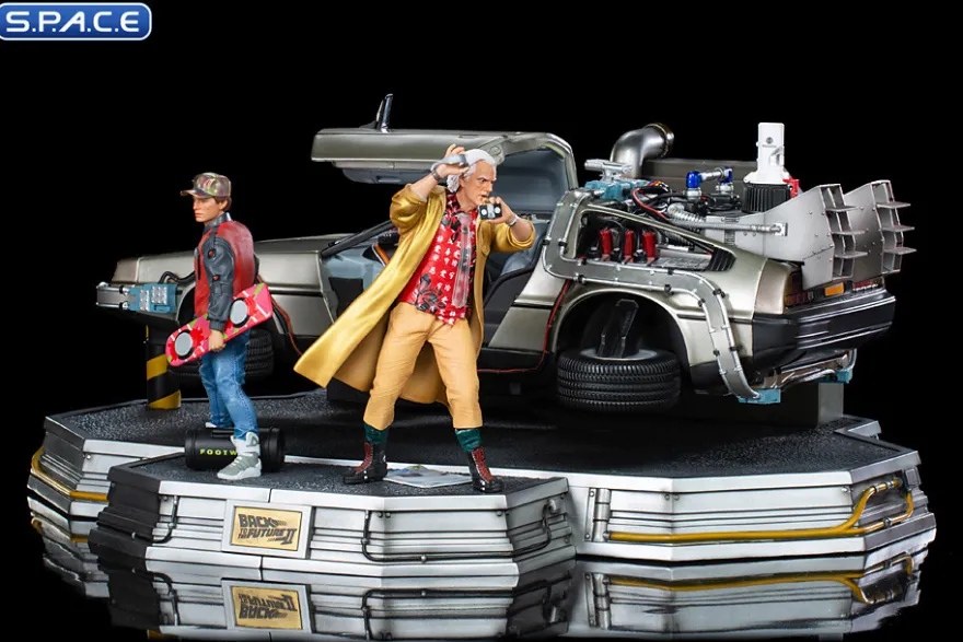 1/10 Scale DeLorean Full Set Deluxe Art Scale Statue